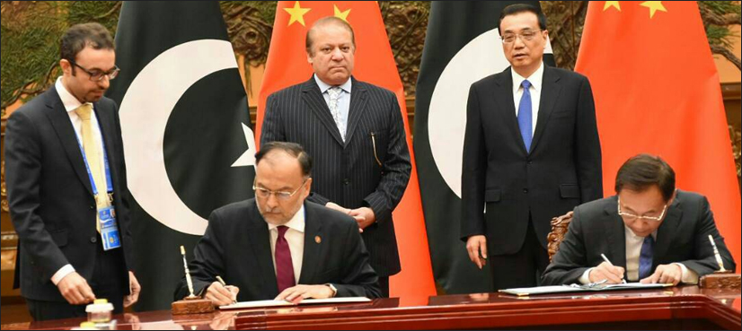 Pakistan, China sign CPEC agreements, MoUs