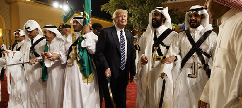 WATCH: Trump joins Saudi's sword dance