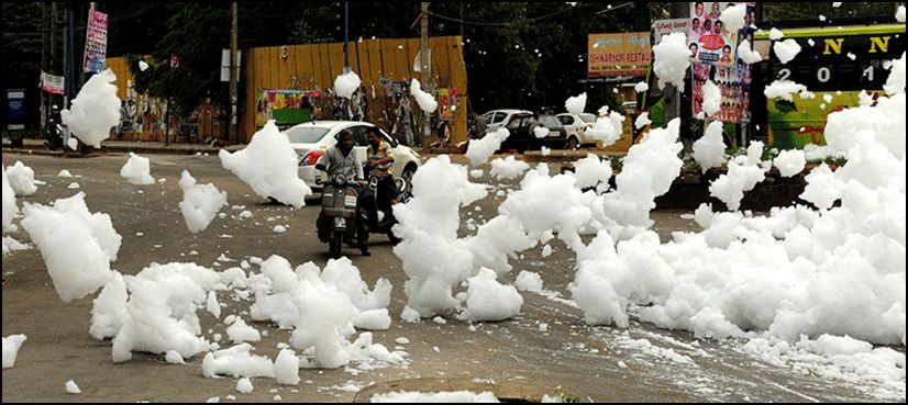 VIDEO: After heavy rains, ‘chemical snowfall’ lashes Indian city