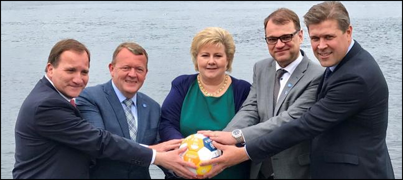 'Who rules the world?' Nordic PMs poke fun at Trump's Saudi photo op