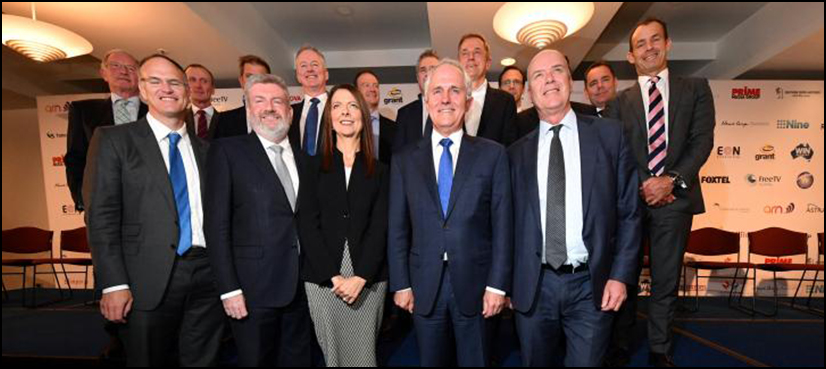 Australia's old media moguls unite to fight online giants