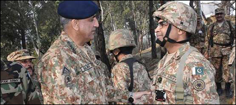 Army chief spends Eid with troops at LoC