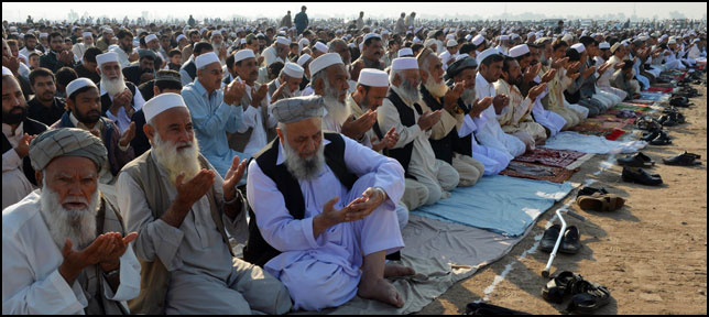 Eid-ul-Fitr is being celebrated today in parts of KP