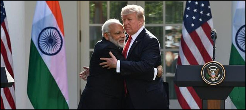 Donald Trump and Narendra Modi hail friendship at first talks
