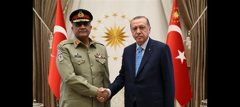 Army chief discusses regional security situation with Turkish President