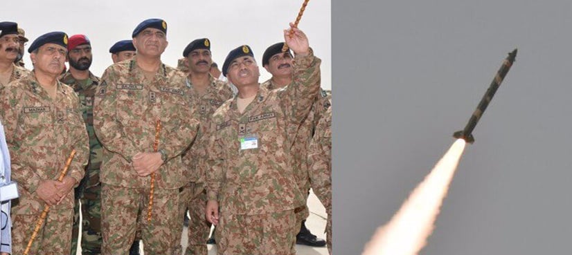 COAS witnesses training launch of surface-to-surface ballistic missile 'Nasr'