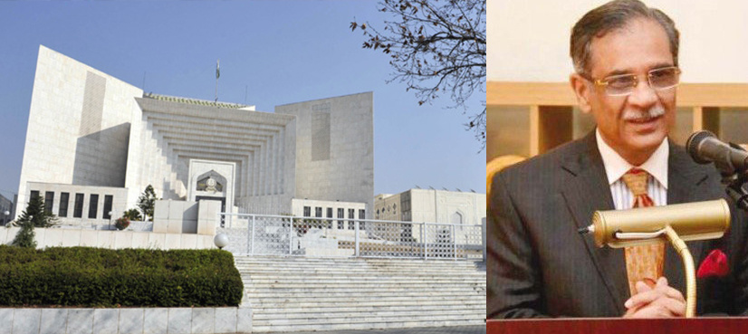 CJP rejects objections on petitions challenging Sharif-specific clause in poll law