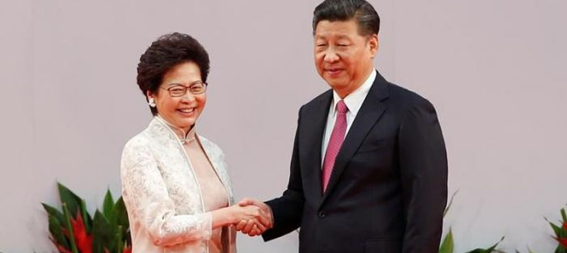 Chinese President warns Hong Kong to toe the line as he swears in new leader