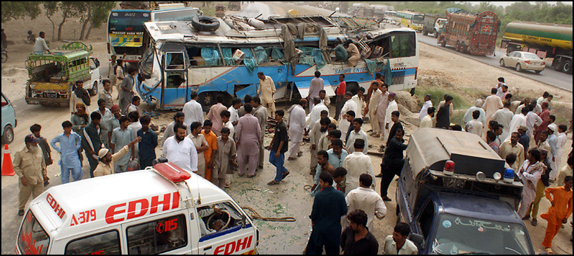 Six die as bus overturns in Hyderabad