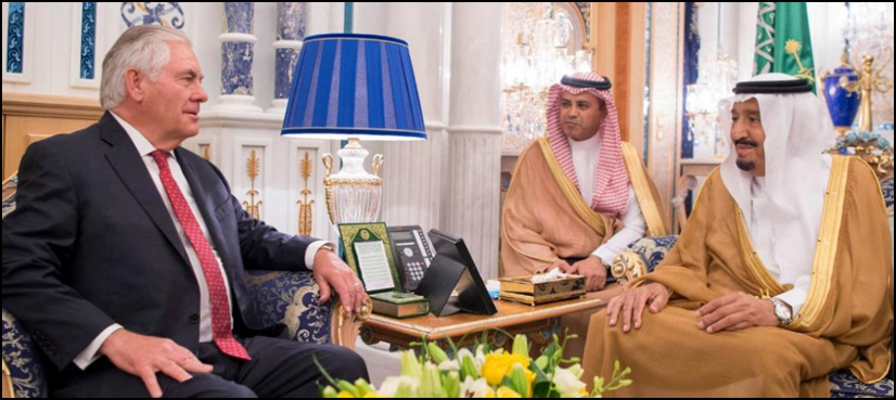 Tillerson meets Saudi King, Arab ministers over Qatar boycott