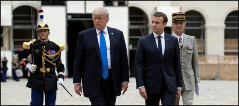 Pomp and mourning as Macron, Trump mark France's Bastille Day