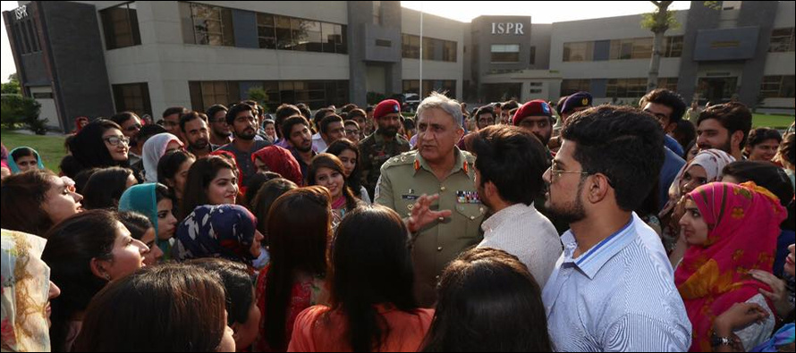 Army chief asks youth to be vigilant of hostile narratives on social media