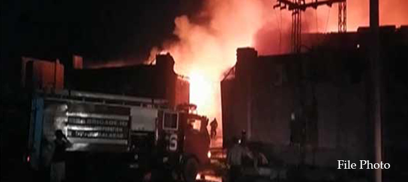 Garment factory fire put out in Faisalabad after hours long battle