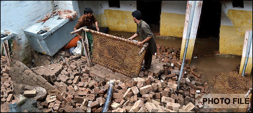 Two die, several hurt as heavy rains batter country's northern parts