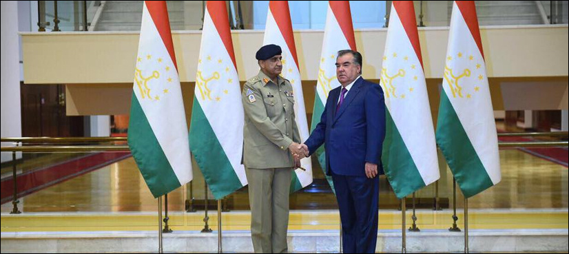 Army chief, Tajik president back Afghan-led peace process