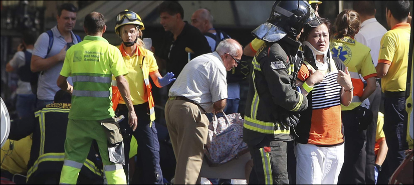 Tenderness and unity at heart of wounded Barcelona