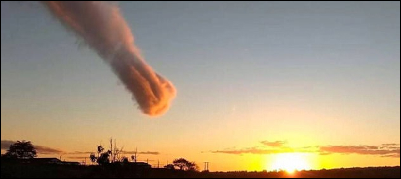 Apocalyptic dust cloud seen hanging in Brazilian town