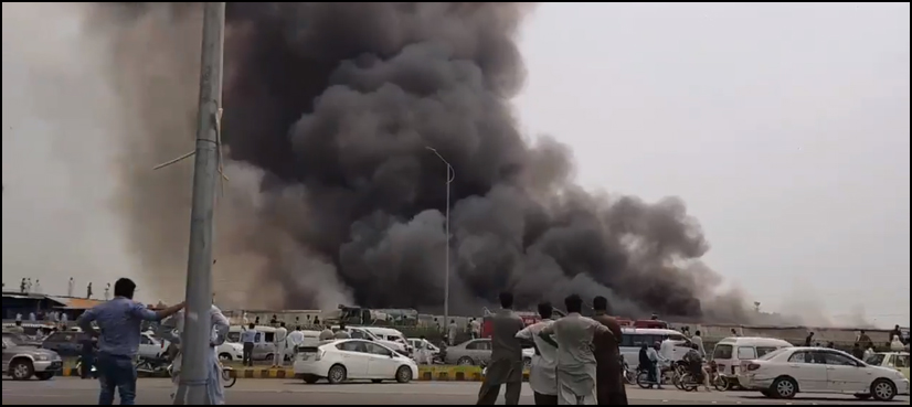 Fire erupts at Sasta Bazaar of Islamabad, 10 shops completely burnt