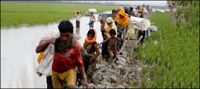 Myanmar laying landmines near border 'to stop Rohingya Muslims returning home'