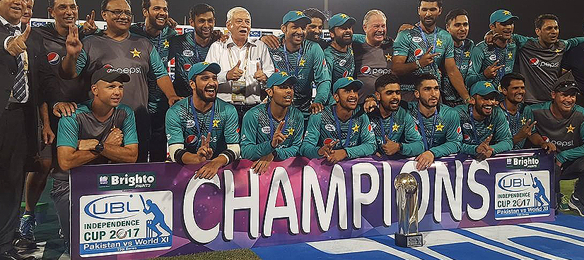 Pakistan beat World XI in final clash to lift Independence Cup