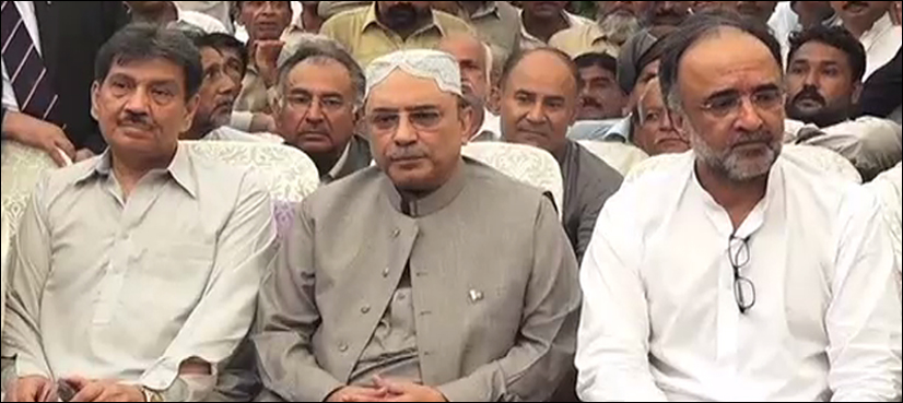 Zardari dares Musharraf to come back, face trial