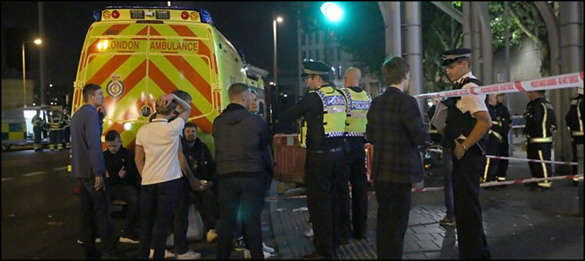 Several hurt in suspected London acid attack