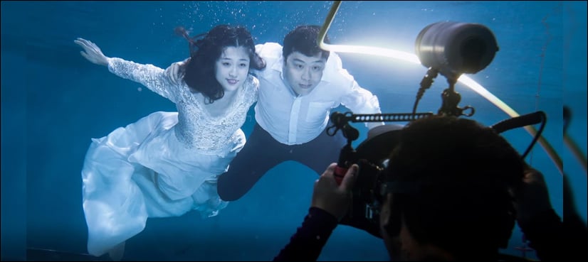 Flights, camera, action: Chinese couples in pursuit of perfect photos