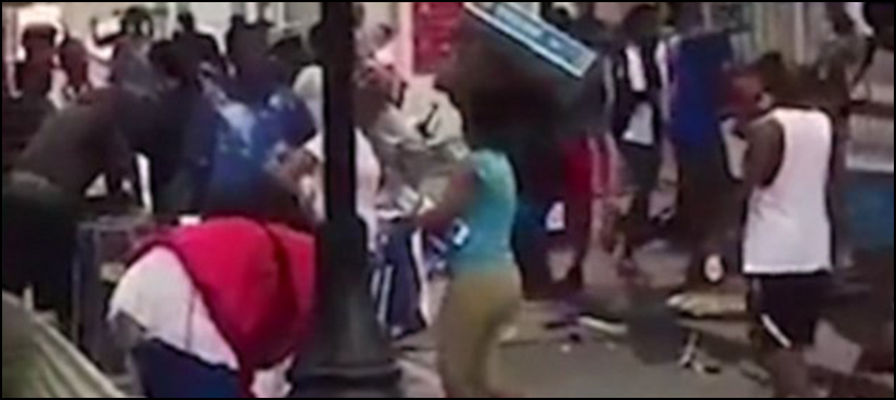 WATCH: Escaped prisoners loot shops after Hurricane Irma