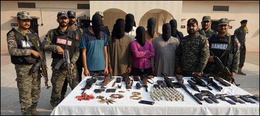 Security forces arrest 27 in raids, seize cache of weapons