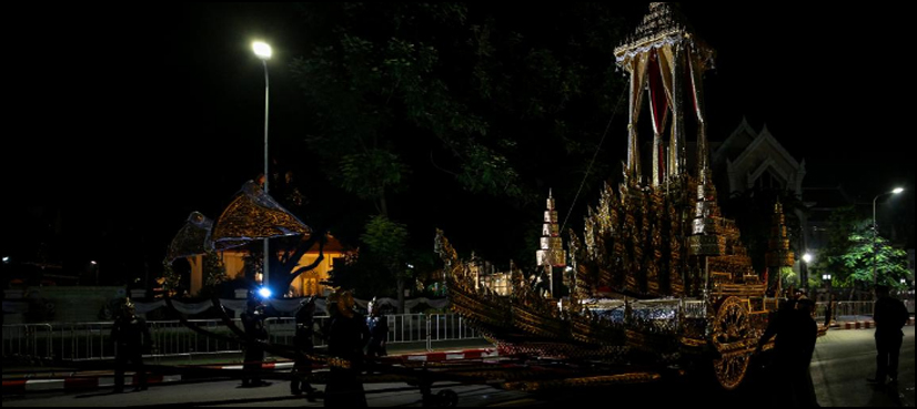 Thailand rehearses lavish $90 million funeral for late king
