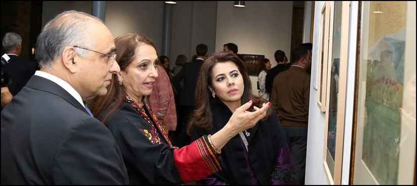 Pakistani artist holds solo exhibition in London
