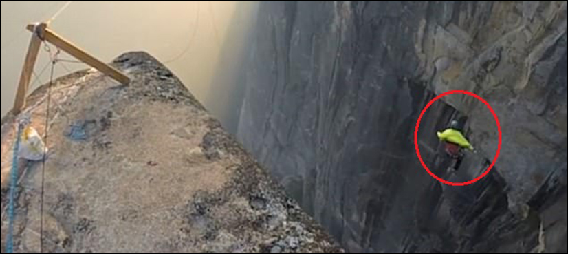 WATCH: Man jumps 800 feet off cliff without parachute in California