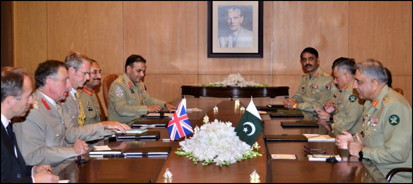 UK army chief arrives in Pakistan, meets Gen Bajwa