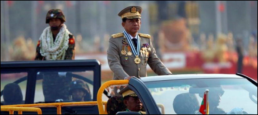 Myanmar army chief says Rohingya Muslims "not natives", numbers fleeing exaggerated