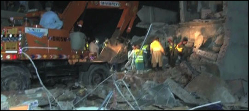 Four die as building collapses in Sheikhupura
