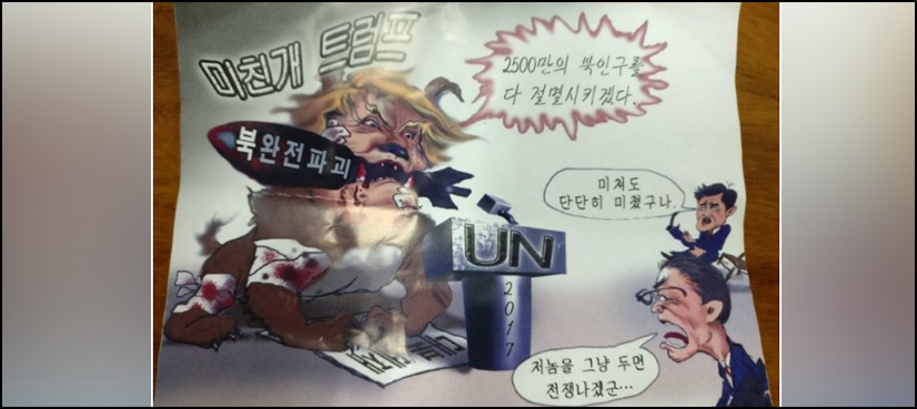 'Mad dog' anti-Trump leaflets, suspected floated in from North Korea, turn up in Seoul