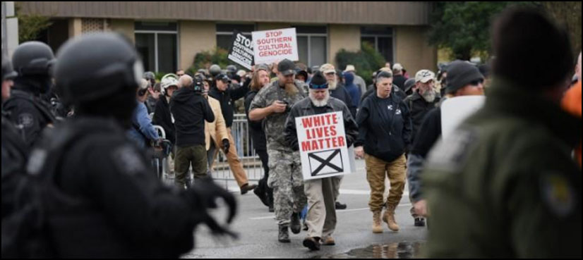 White nationalists stage anti-refugee protests in Tennessee