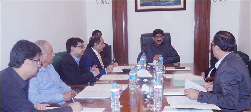 Sindh CM reviews some lingering Karachi Package schemes