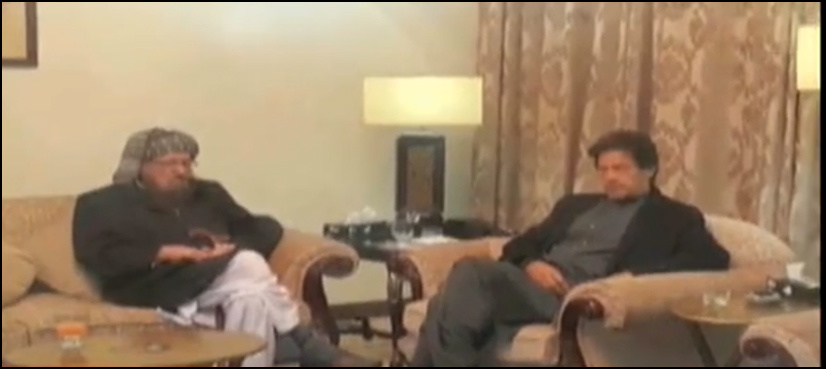 Imran, Sami ul Haq agree to work out joint strategy for 2018 polls