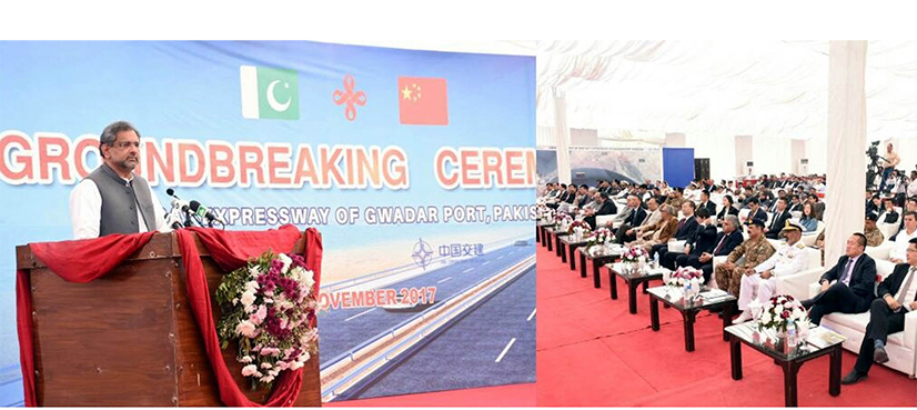PM performs groundbreaking of Eastbay Expressway in Gwadar