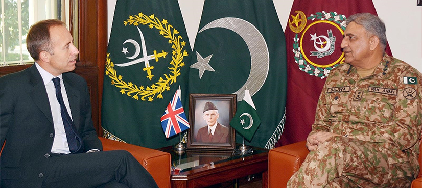 British High Commissioner calls on COAS, discusses regional security