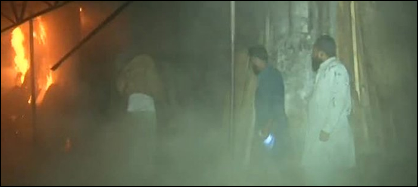 Fire at Karachi's furniture market guts 10 shops