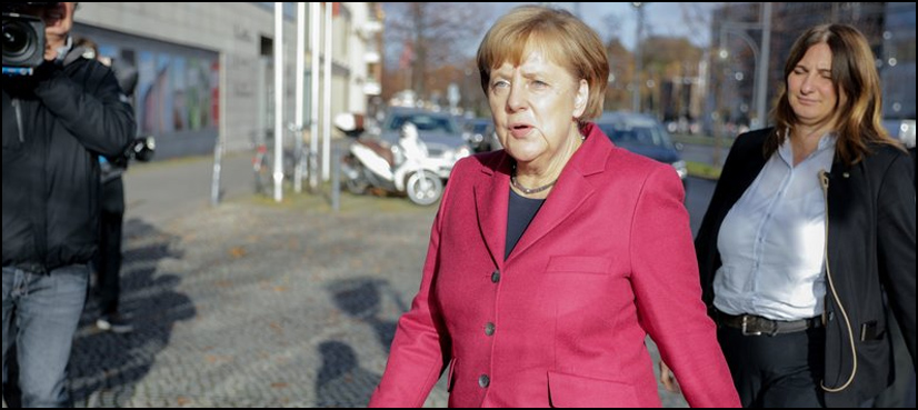 Merkel struggles to avert coalition talks collapse