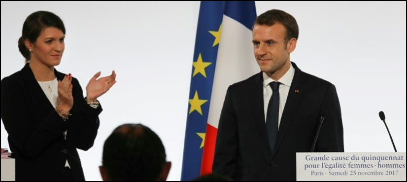 France's Macron vows to combat 'shameful' violence against women