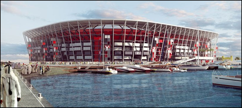 Qatar unveils World Cup's first 'reusable' stadium