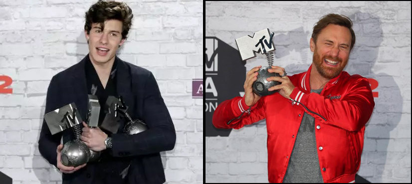 Shawn Mendes, Eminem and U2 among winners at MTV Europe Music Awards