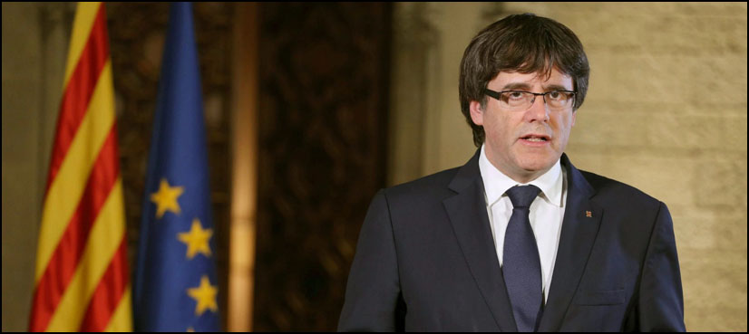 Sacked Catalan leader turns himself in to Belgian police