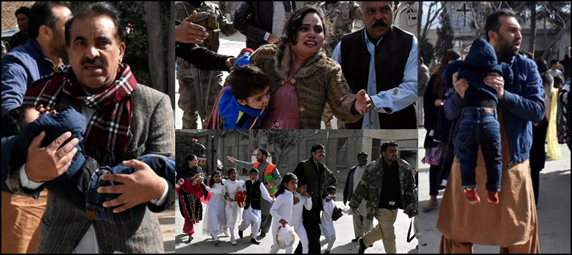 Nine killed, 43 injured in terrorist attack on Quetta church