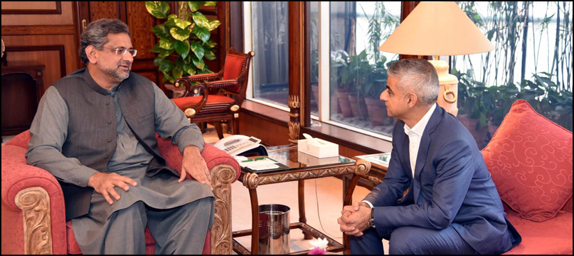 Pakistan offers excellent opportunities: PM Abbasi tells London Mayor