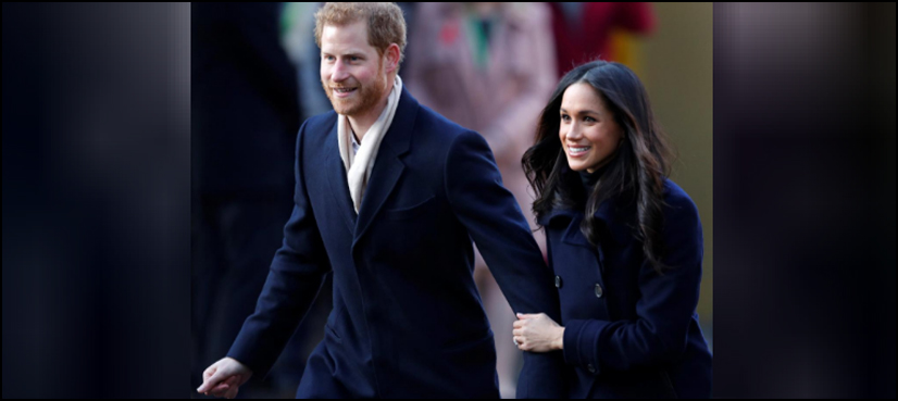 Prince Harry and fiancee Markle take their first official walkabout